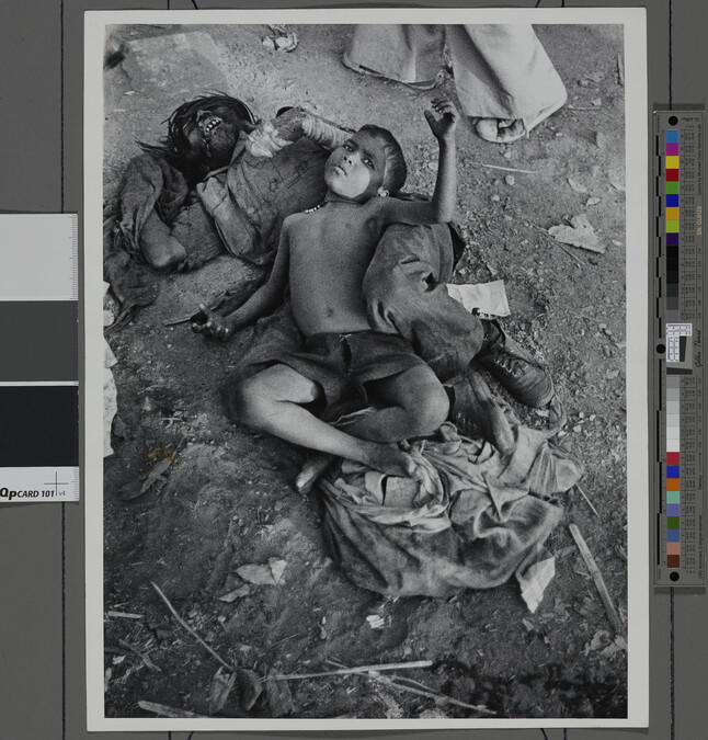 Alternate image #1 of Indian Child and Sleeping Man on the Ground