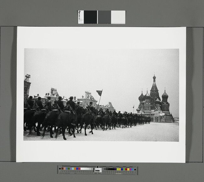 Alternate image #1 of On their Way to the Front: Cavalry Parade, Red Square