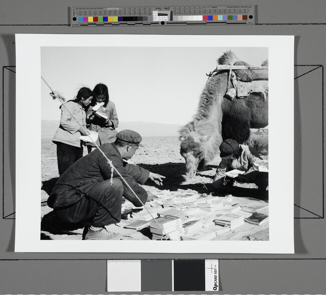 Alternate image #1 of Desert bookseller has a camel for a customer, China