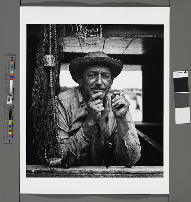 Alternate image #1 of Fisherman on his boat, Cuba