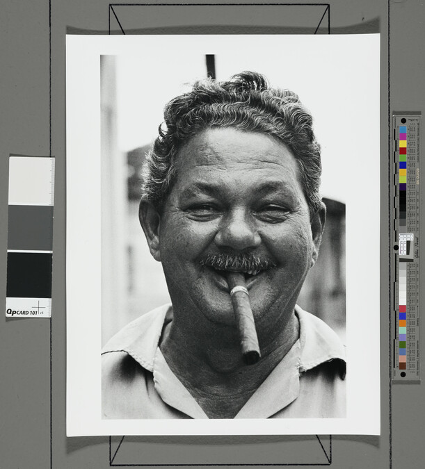 Alternate image #1 of Smiling man with cigar, Cuba