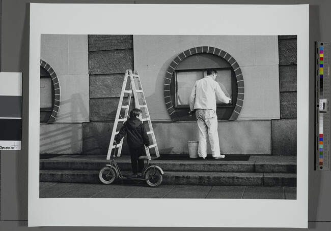 Alternate image #1 of Sidewalk scene, East Germany