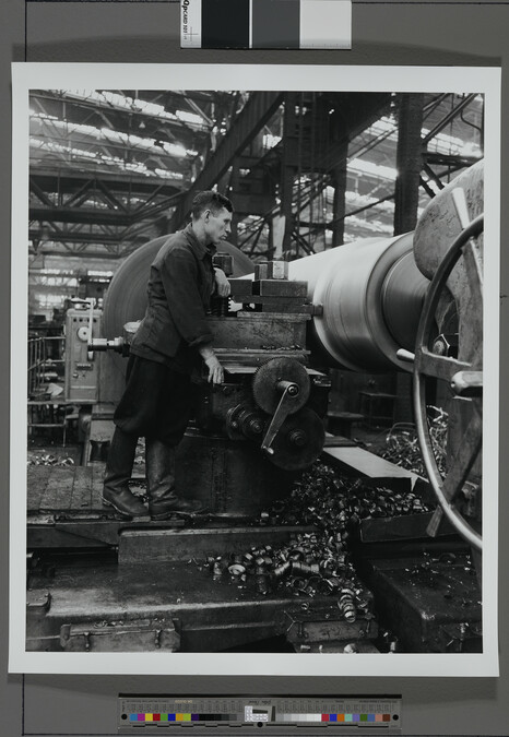 Alternate image #1 of Distinguished lathe operator Gregory Turntsev, Uralmach Machine Factory