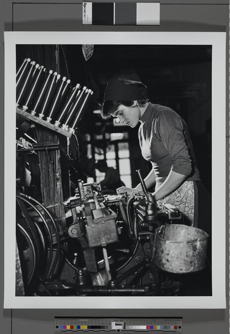 Alternate image #1 of Worker at her Station, Tryekhgornaya Manufactura Textile Factory, Moscow