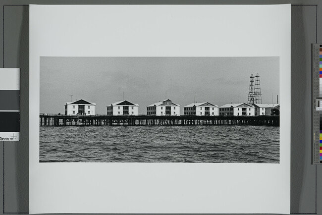 Alternate image #1 of Buildings on the Pier, Neftyaniye Kamni Petroleum Settlement, near Baku, Azerbaijan