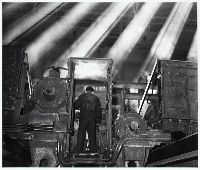 Alternate image #2 of Factory Worker with Shafts of Light
