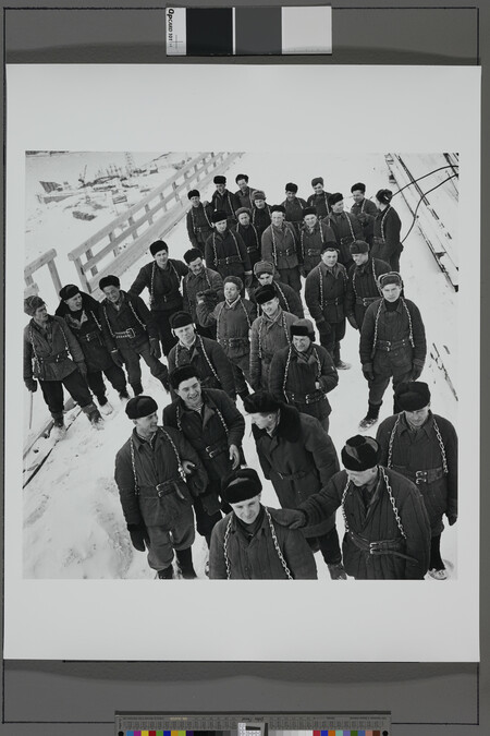 Alternate image #1 of Construction Workers, Bratsk Hydroelectric Station, Siberia