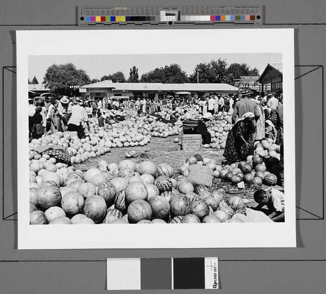 Alternate image #1 of Watermelon Market, Samarkand, Uzbekistan (right panel of panorama)