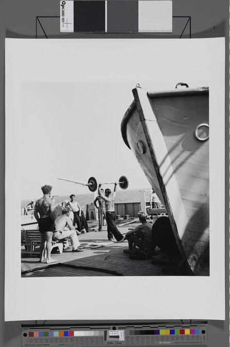 Alternate image #2 of Strongman Competition on the Deck of the Scientific Ship U. M. Shokalsky