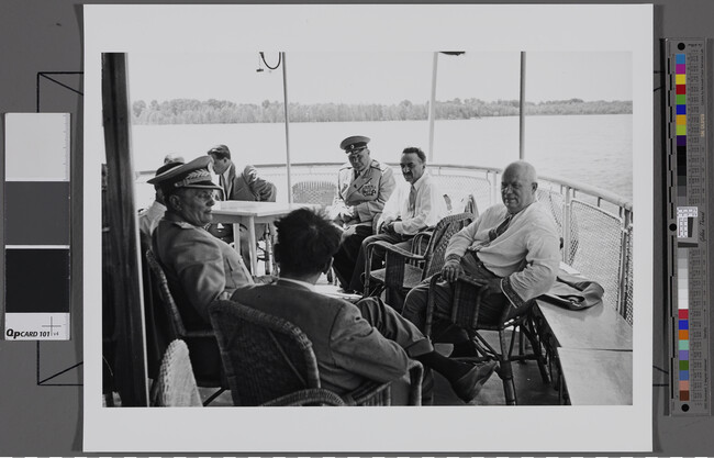 Alternate image #1 of Tito Meets Khrushchev and Mikoyan on a Shipdeck