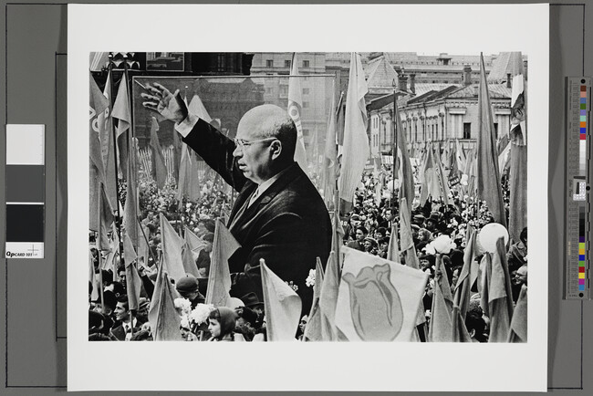 Alternate image #1 of Red Square Parade with Khrushchev Banner