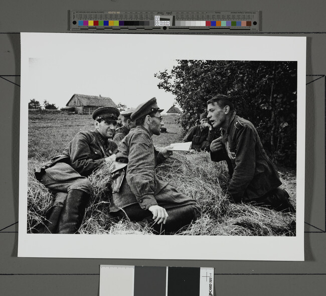 Alternate image #1 of Lapin and Khatsrevin interrogating a German POW