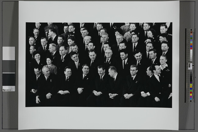 Alternate image #1 of Brezhnev with the Kremlin Leadership (including Podgorny, Ponomaryov, Kosygin, Suslov)