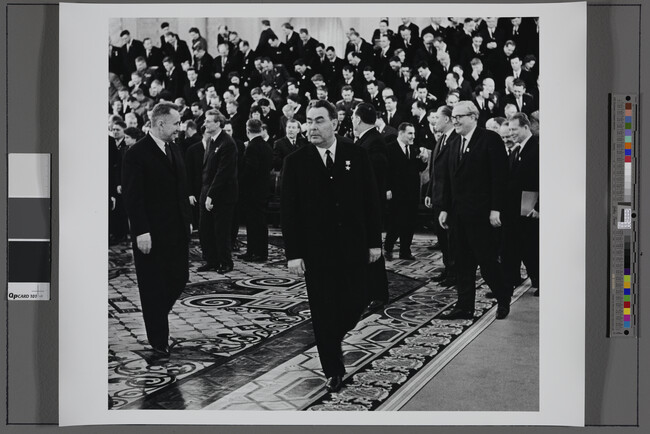Alternate image #1 of Brezhnev and the Congress Delegates (including Grishin, Shvernik, Kosygin, Suslov, Andropov)