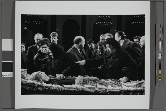 Alternate image #1 of Brezhnev in his Coffin: Galina Points to her Father