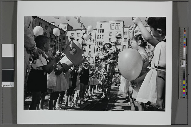 Alternate image #1 of A Cosmonaut's Welcoming Parade, Film Shoot, Moscow