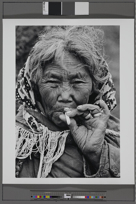 Alternate image #1 of Chukotka Woman Smoking Cigarette