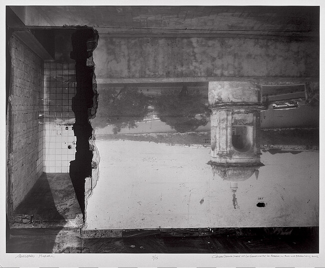 Alternate image #1 of Camera Obscura Image of La Giraldilla de la Habana in Room under Construction (Camera Obscura Image of La Giraldilla de la Habana in room with Broken Wall)