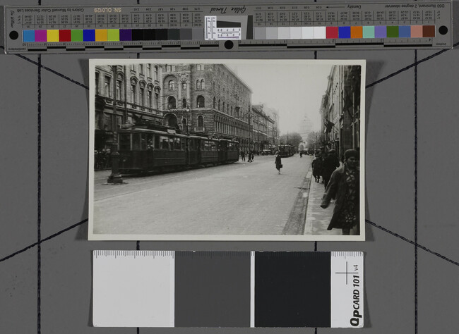 Alternate image #1 of Scene with streetcar, Leningrad