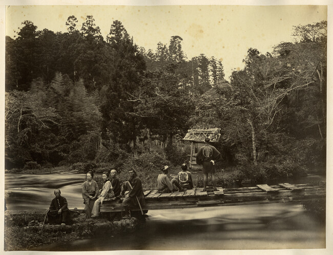 Alternate image #4 of Garden & House of the High Priest of Fusi-yama at Omia, from the Photograph Album (Yokohama, Japan)