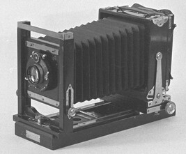 Wood and Brass Camera with Zeiss Lens