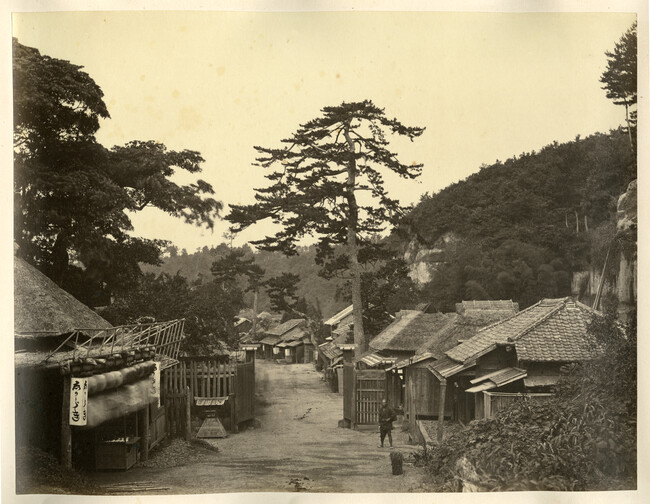 Alternate image #4 of Main Street of Kanagawa, from the Photograph Album (Yokohama, Japan)