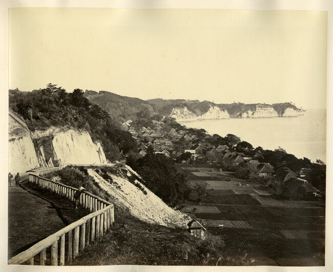 Alternate image #4 of View of New Road - Mississippi Bay, from the Photograph Album (Yokohama, Japan)