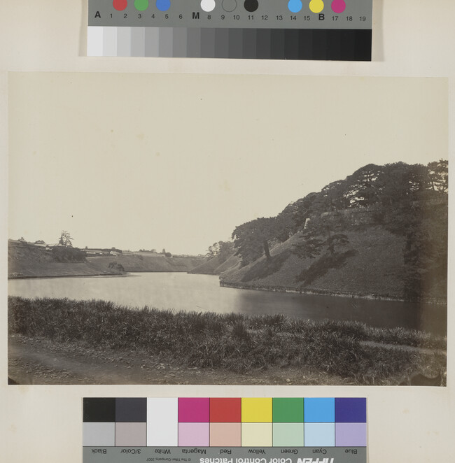 Alternate image #3 of Moats Round the Tycoon’s Palace - Yedo, from the Photograph Album (Yokohama, Japan)