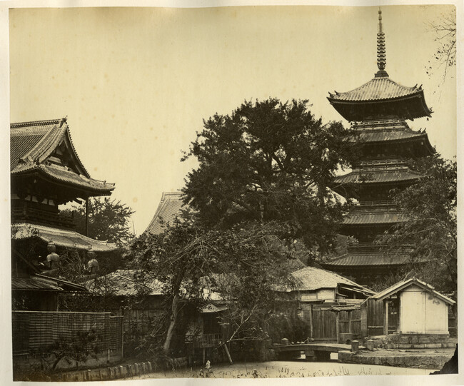 Alternate image #4 of Temple of Asaxa - Yedo, from the Photograph Album (Yokohama, Japan)