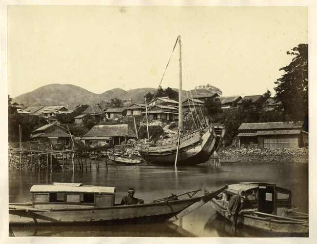 Alternate image #4 of Junks, or Coasting Vessels, from the Photograph Album (Yokohama, Japan)