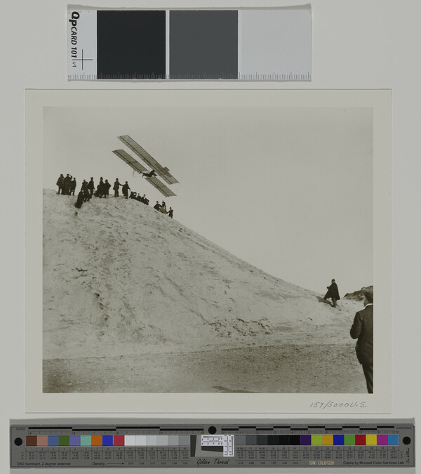 Alternate image #1 of Merlimont Premier Vol de Gabriel Voisin (Merlimont, First Flight of Gabriel Voisin), number 2 of 10, from J. H. Lartigue: A Collector's Portfolio 1903-1916