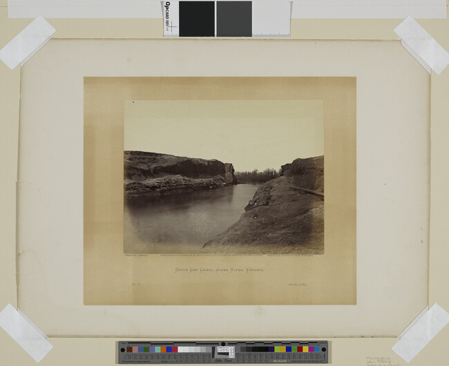 Alternate image #1 of Dutch Gap Canal, James River, Virginia, Plate 87 from Gardner's Photographic Sketchbook of the Civil War, Volume II