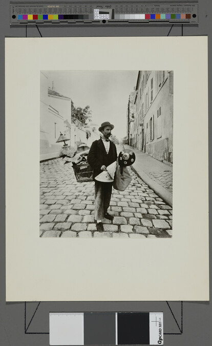 Alternate image #1 of Lampshade Peddler (Marchand Abat-Jours),  number 8 of 20, from an untitled portfolio