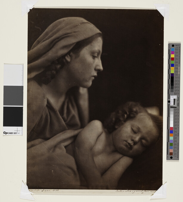 Alternate image #1 of Madonna and Child (From Life, Portrait of Mary Hillier and Freddy Gould), from 