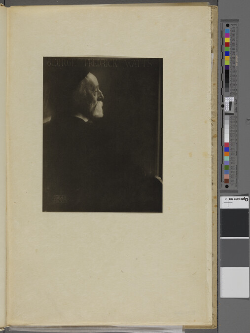 Alternate image #1 of George Frederick Watts, plate 2, in the book Steichen, 1906