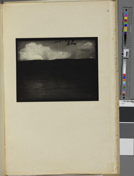Alternate image #1 of The Big White Cloud - Lake George, plate 22 in the book Steichen
