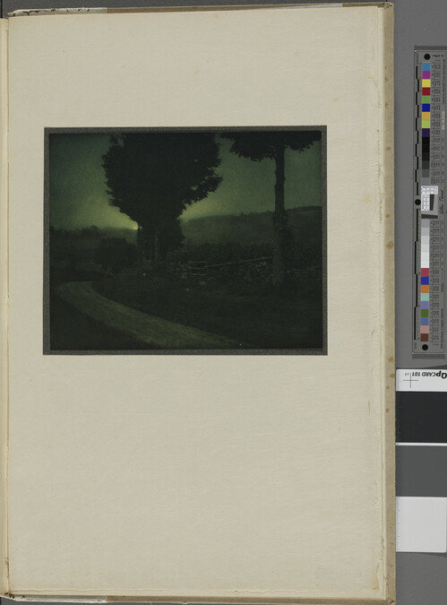 Alternate image #1 of Road to the Valley - Moonrise, plate 28 in the book Steichen