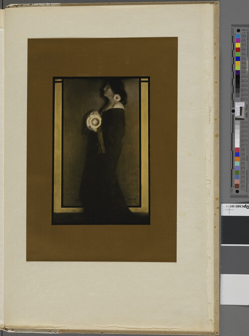 Alternate image #1 of Figure with Lens - Poster Design, plate 29 in the book Steichen