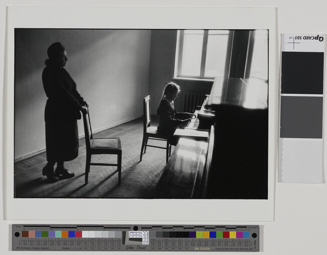 Alternate image #1 of Piano Lesson / Odessa, 1957; from the portfolio Photographs:  Elliott Erwitt