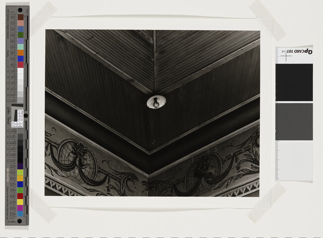 Alternate image #1 of Main Hall, Northwest Corner, Ceiling and Walls, number 5, from the series 