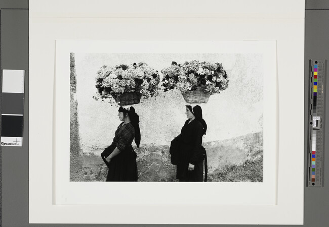 Alternate image #1 of Femmes aux fleurs (Women with flowers), Portugal, 1958, number 6 of 15, from the portfolio Edouard Boubat