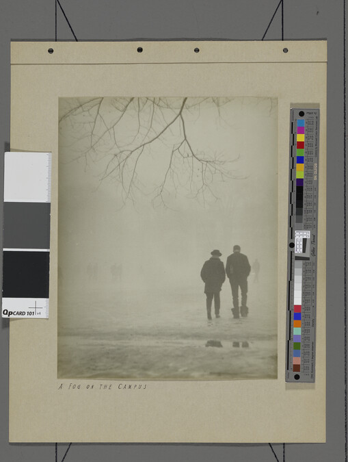 Alternate image #1 of Dartmouth scrapbook, number 15 of 17: A Fog on the Campus