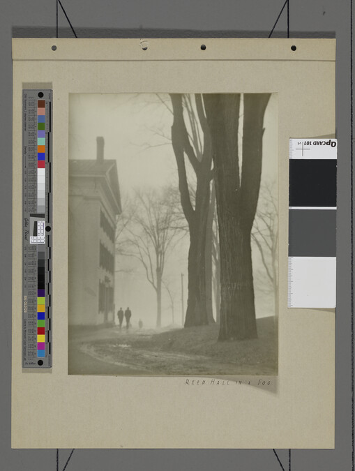 Alternate image #1 of Dartmouth scrapbook, number 7 of 17: Reed Hall in a Fog