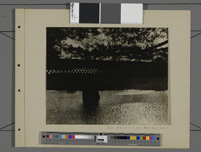 Alternate image #1 of Dartmouth scrapbook, number 9 of 17: The Bridge by Moonlight