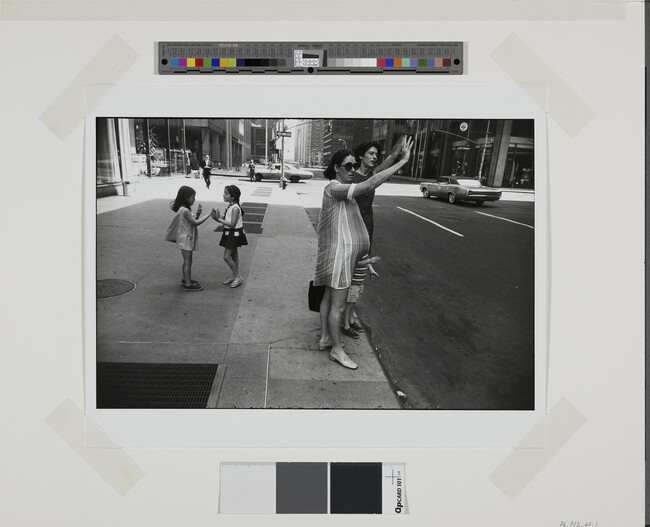 Alternate image #1 of Pregnant Woman Hailing a Cab, 1969 (NYC), number 1, from the portfolio Women Are Beautiful