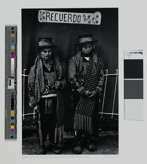 Alternate image #1 of Village Dignitaries in Ceremonial Garb, Solola, number 13, from the portfolio, Itinerant Images of Guatemala