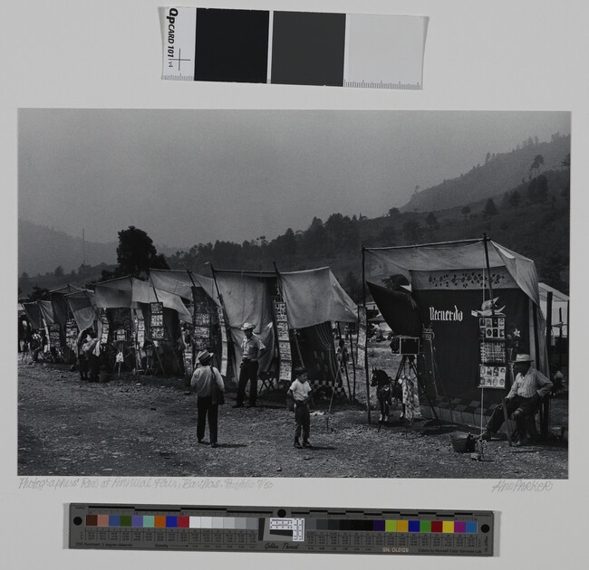 Alternate image #1 of Photographers Row at Annual Fair, Barillas, number 2, from the portfolio, Itinerant Images of Guatemala