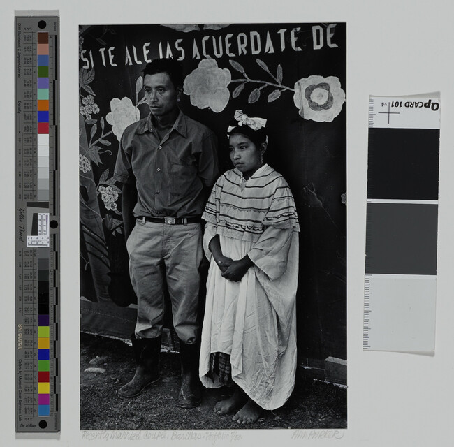 Alternate image #1 of Recently Married Couple, Barillas, number 25, from the portfolio, Itinerant Images of Guatemala