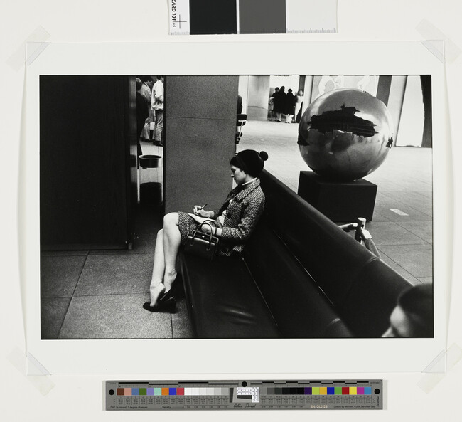 Alternate image #1 of Woman on Bench, number 10, from the portfolio Garry Winogrand