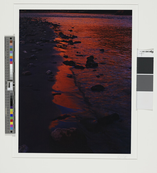 Alternate image #1 of River Edge at Sunset, Below Piute Rapids, San Juan River, Colorado, May 24, 1962, number 10, from the portfolio Intimate Landscapes